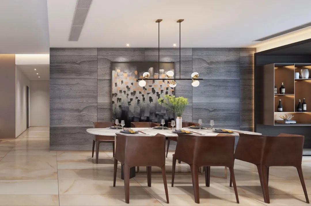 珠海室內設計馬思| 337m2大平層，輕奢的高級質感